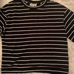 Black and white shirt